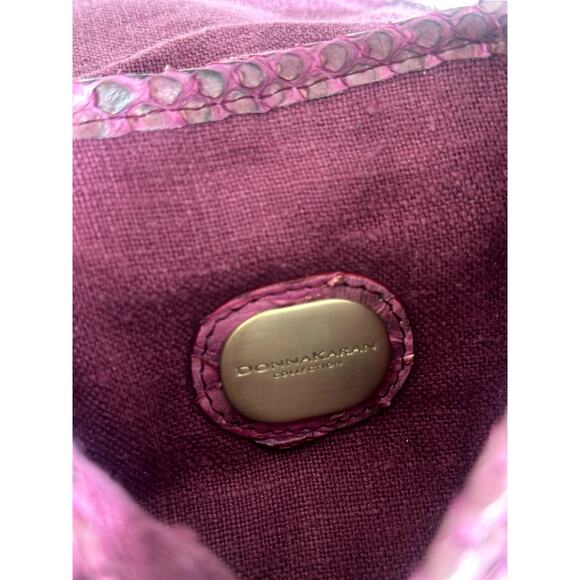 Vintage Donna Karan Collection Burgundy Lace Purse Boho Chic Whimsygoth - Picture 8 of 14